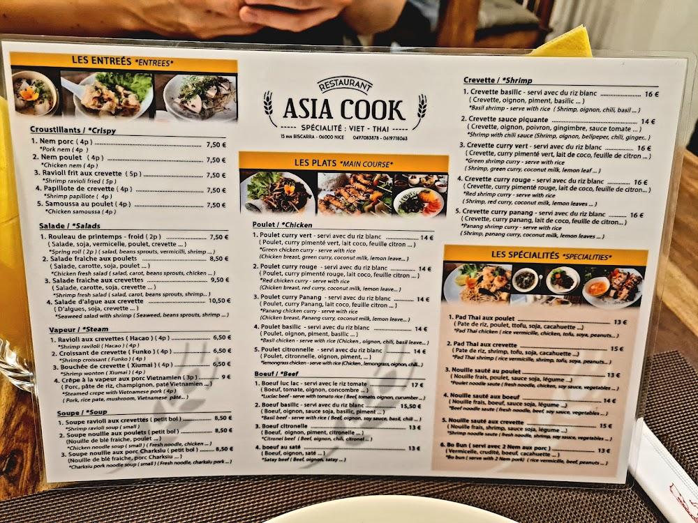 Asia Cook - Menu Image 1