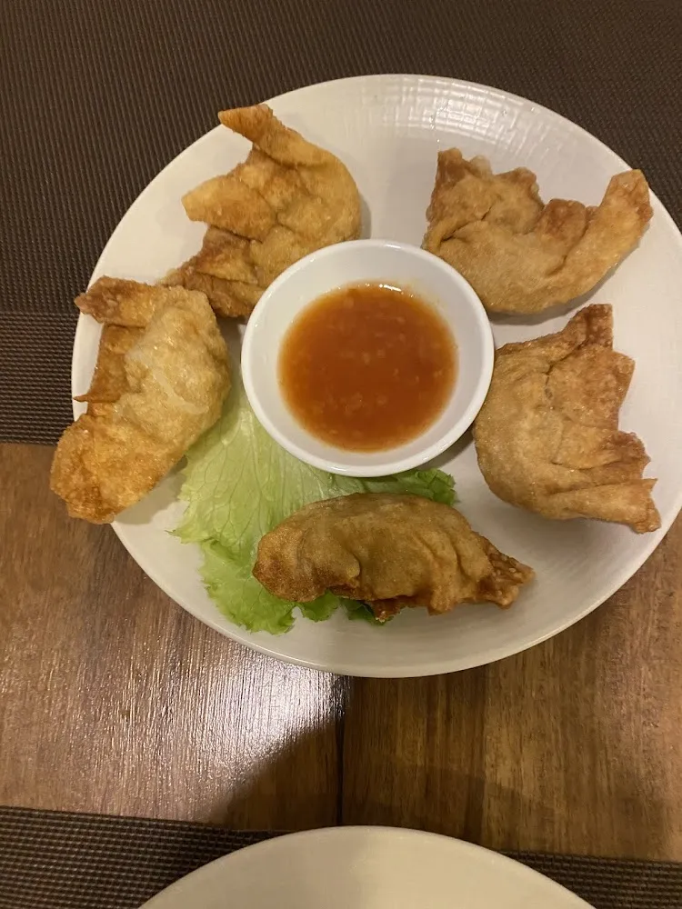 Ravioli Frit À la Crevette